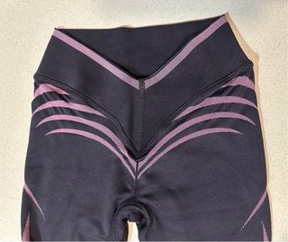 Mallas Gymshark Apex Lift Seamless Rosa Negro XS