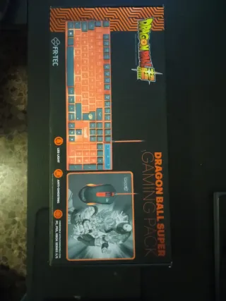 Pack Dragon Ball Teclado + Ratón LED