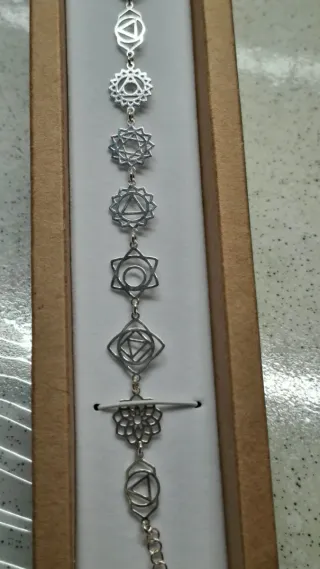 Pulsera Plata Chakras