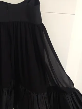 Vestido fiesta Pinko negro con etiquetas