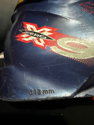 Botas de esquí Lange azules y amarillas 313 mm