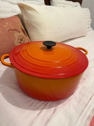 Olla Le Creuset 30cm Naranja Hierro Fundido