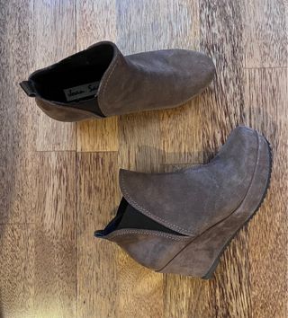 Botines ante marrones