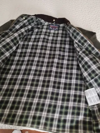 Parka encerada Wild Country verde caqui pardo