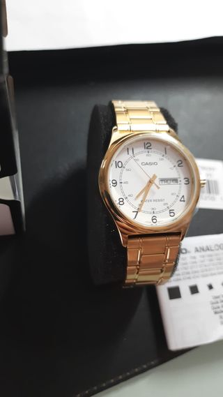 Orologio Casio Analogico Oro Bianco