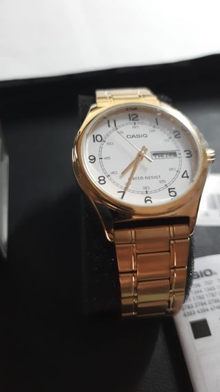 Orologio Casio Analogico Oro Bianco