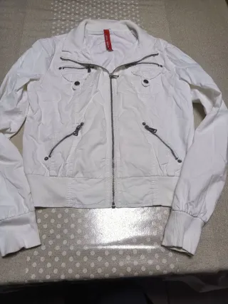 Giubbino ragazza bianco