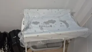 Cambiador bañera bebé plegable