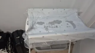 Cambiador bañera bebé plegable