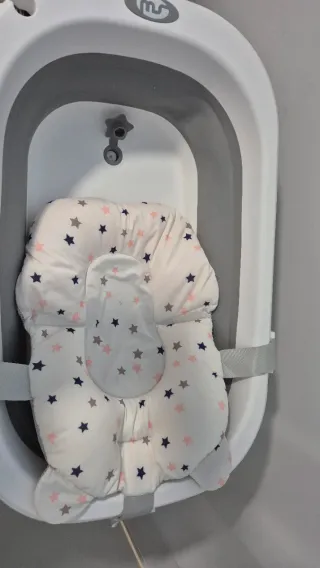 Cambiador bañera bebé plegable