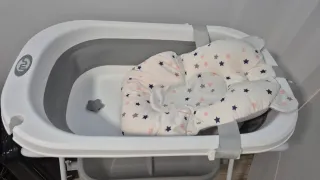 Cambiador bañera bebé plegable