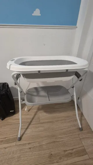 Cambiador bañera bebé plegable