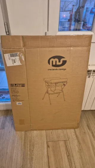 Cambiador bañera bebé plegable