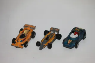 Lote 9 antiguas miniaturas de coches