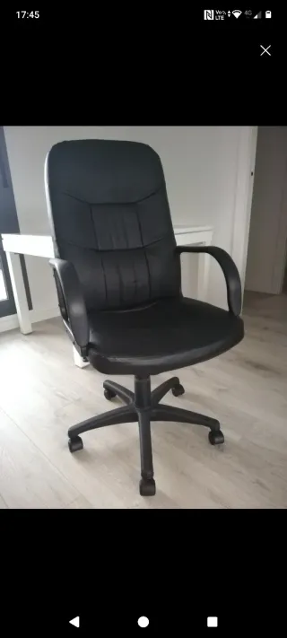 Silla de director negra