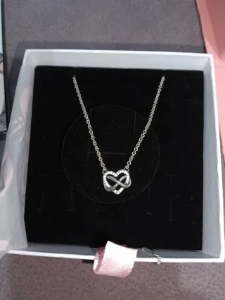 Colgante Plata Ley Corazón Infinito (urge vender)