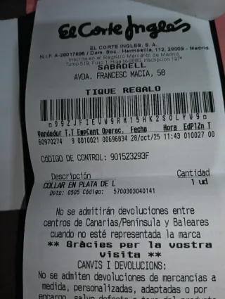 Colgante Plata Ley Corazón Infinito (urge vender)