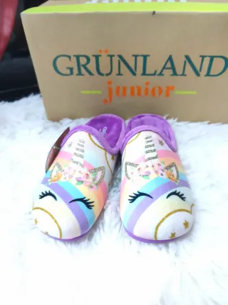 Pantofole Bambina Unicorno Arcobaleno numero 31