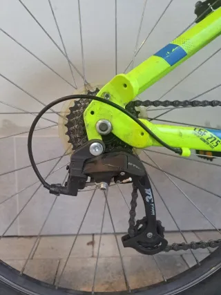 Bicicleta Rockrider Verde Neón