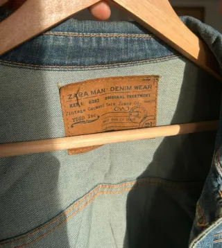 Chaqueta Vaquera Zara Talla L