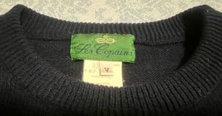 Maglione Les Copains Orsetto Blu Taglia