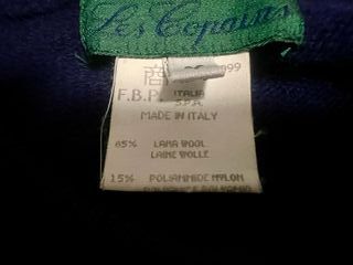 Maglione Les Copains Orsetto Blu Taglia