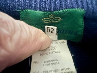 Maglione Les Copains Orsetto Blu Taglia