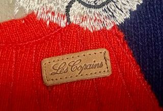 Maglione Les Copains Orsetto Blu Taglia