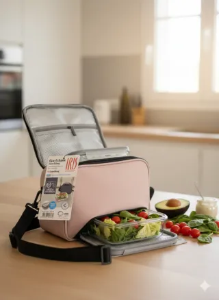 Bolsa Térmica Porta Alimentos IRIS + Tupper Vidrio