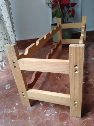 Botellero de madera para 12 botellas