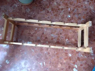 Botellero de madera para 12 botellas