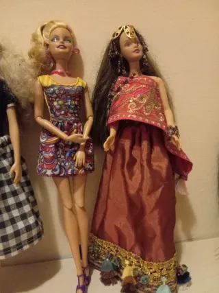 Lotto 3 Barbie Mattel