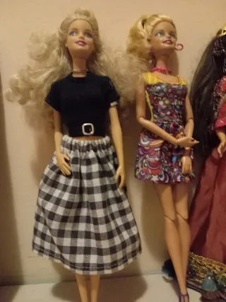 Lotto 3 Barbie Mattel