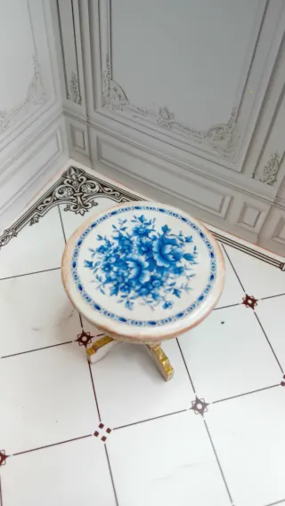 Tavolino Casa delle Bambole Stile Francese