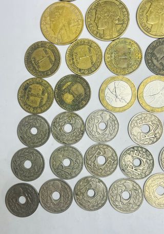 francia lote 36 monedas