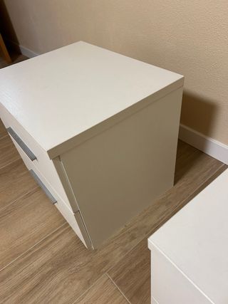 Pack 2 Mesitas de Noche Blancas