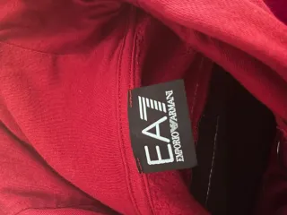 Felpa Emporio Armani EA7 Rossa