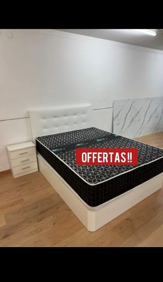 Canapé abatible con base tapizada