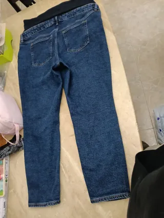 Pantalón de maternidad azul