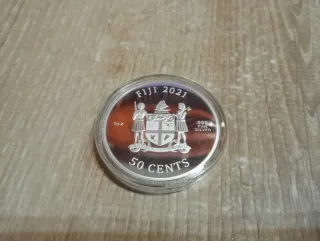 Moneda Plata Onza Vega Street Fighter II