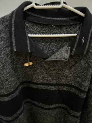 Jersey vintage hombre cuello polo retro