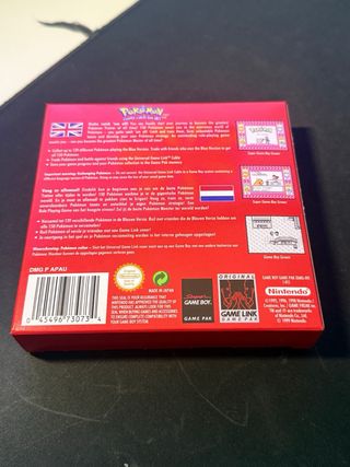 Pokemon Rojo Game Boy Original Nintendo