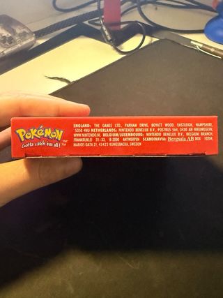 Pokemon Rojo Game Boy Original Nintendo