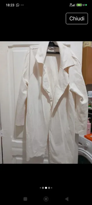 Cappottino Zara Beige poco indossato