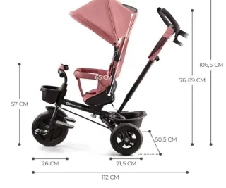 Kinderkraft Aveo Bebé, Plegable, Trike, Bicicleta