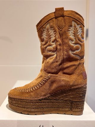 Botas Camperas Cuña Vidorreta Marrones Talla 39