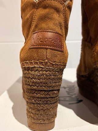 Botas Camperas Cuña Vidorreta Marrones Talla 39