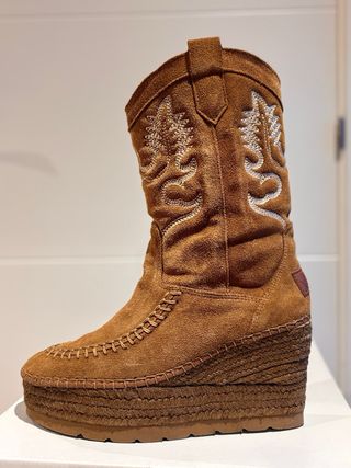 Botas Camperas Cuña Vidorreta Marrones Talla 39