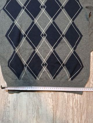 Jersey Tommy Hilfiger rombos gris |M Clásico