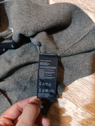 Jersey Tommy Hilfiger rombos gris |M Clásico